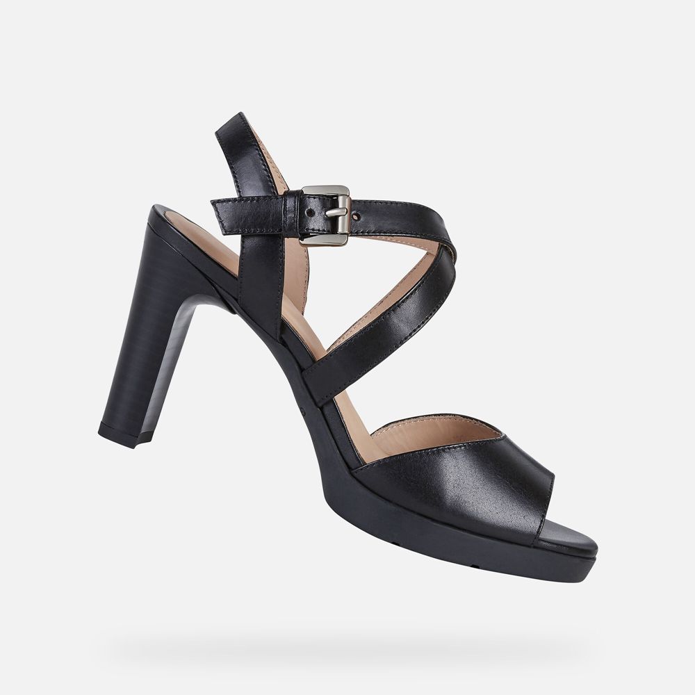 Geox Bayan Sandalet Siyah - Annya - TMV-095176